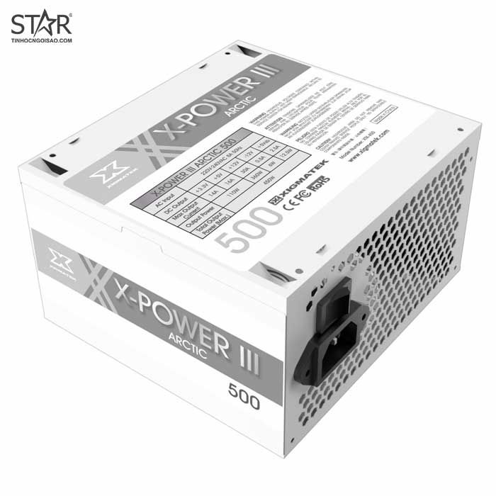 Nguồn Xigmatek 450W X-POWER III X-500 ARTIC (EN48052)