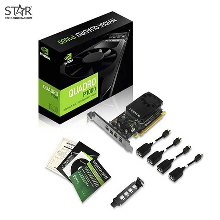 VGA NVIDIA QUADRO P1000 4GB GDDR5 (QUADRO P1000)