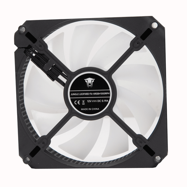  Quạt tản nhiệt PC Leopard F6 Auto | Fan lẻ 120mm, ARGB, Đen 