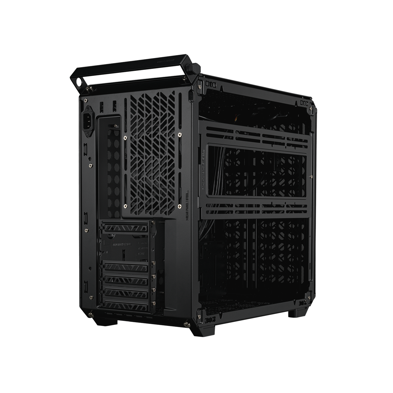 Thùng máy Case Cooler Master Qube 500 Flatpack Black Edition | Mid Tower, E-ATX