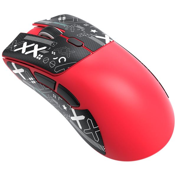  Chuột gaming Attack Shark R1 | 3 mode, 18000 DPI, 59g, Đỏ 