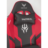  Ghế gaming CENTAUR Tactical | Đen đỏ, 150kg, Chân xoay, Da PU 
