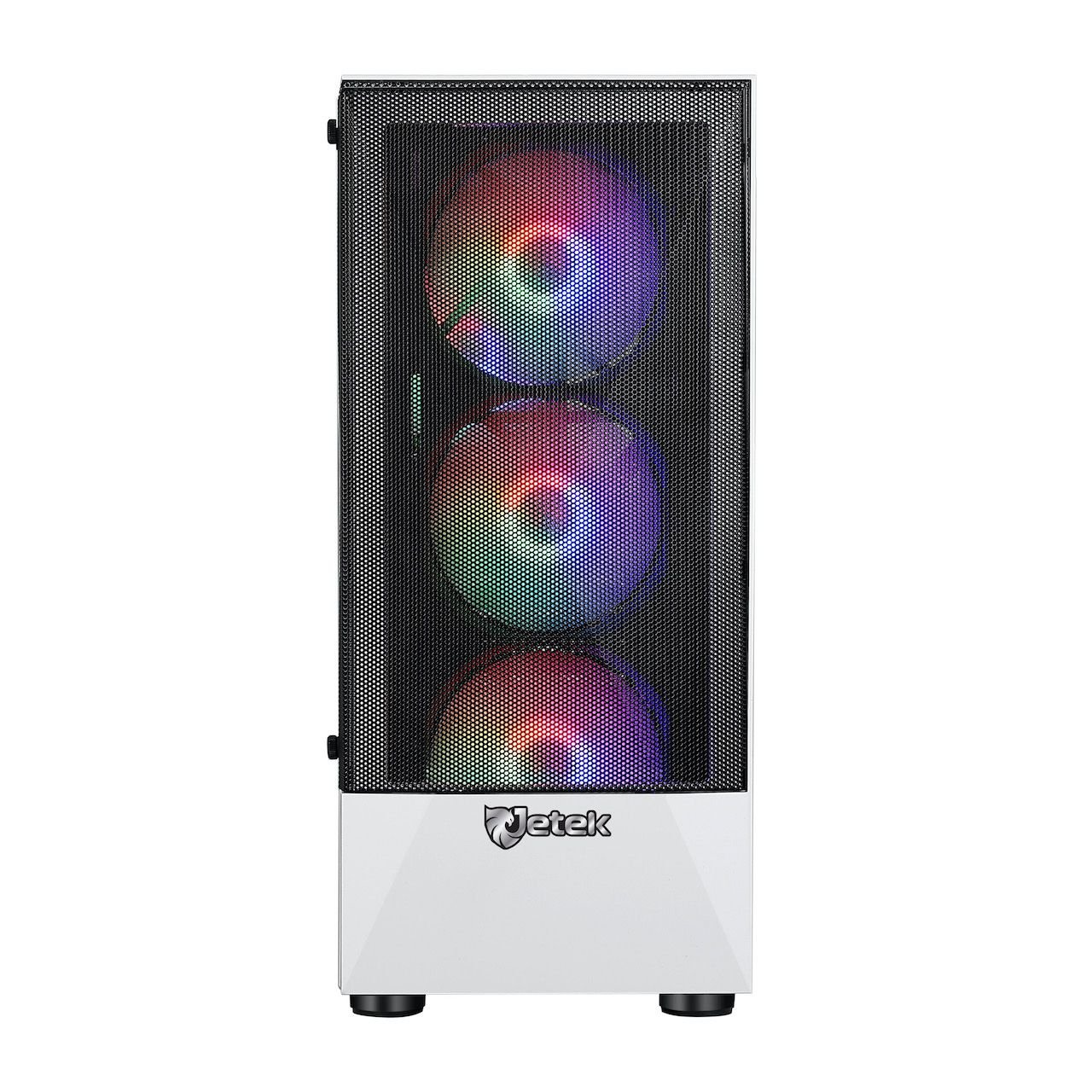 Thùng máy Case Jetek Squid Game - R3 White | Trắng, Kèm 3 Fan RGB