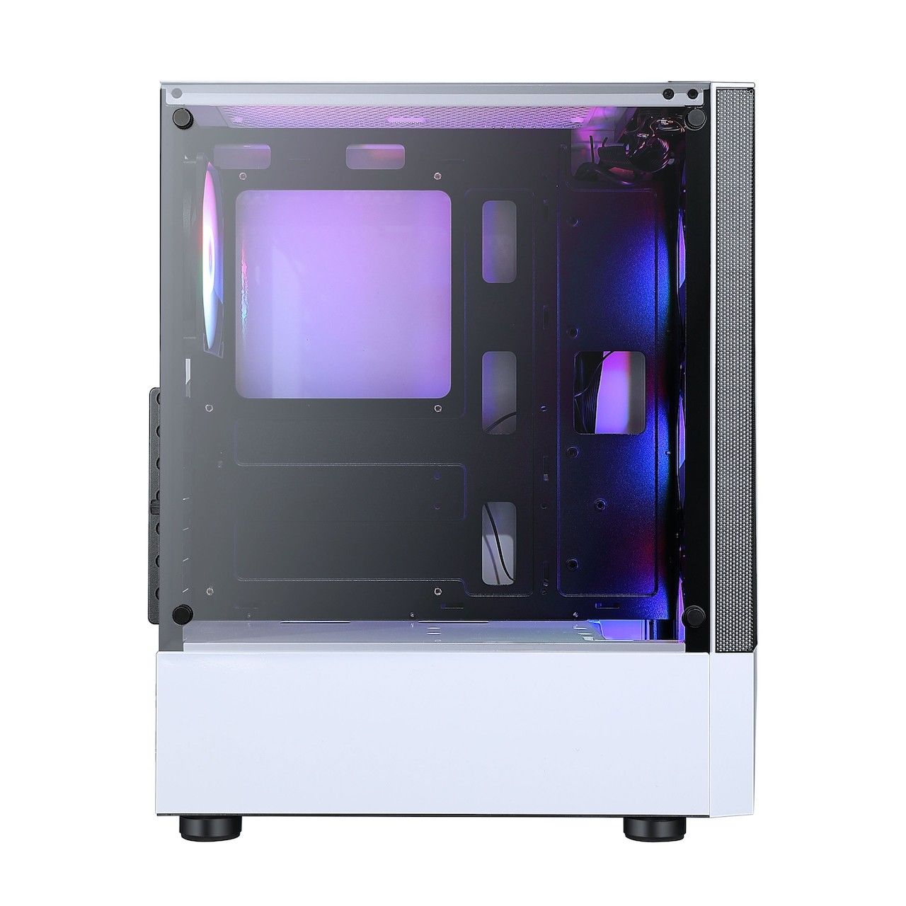 Thùng máy Case Jetek Squid Game - R3 White | Trắng, Kèm 3 Fan RGB