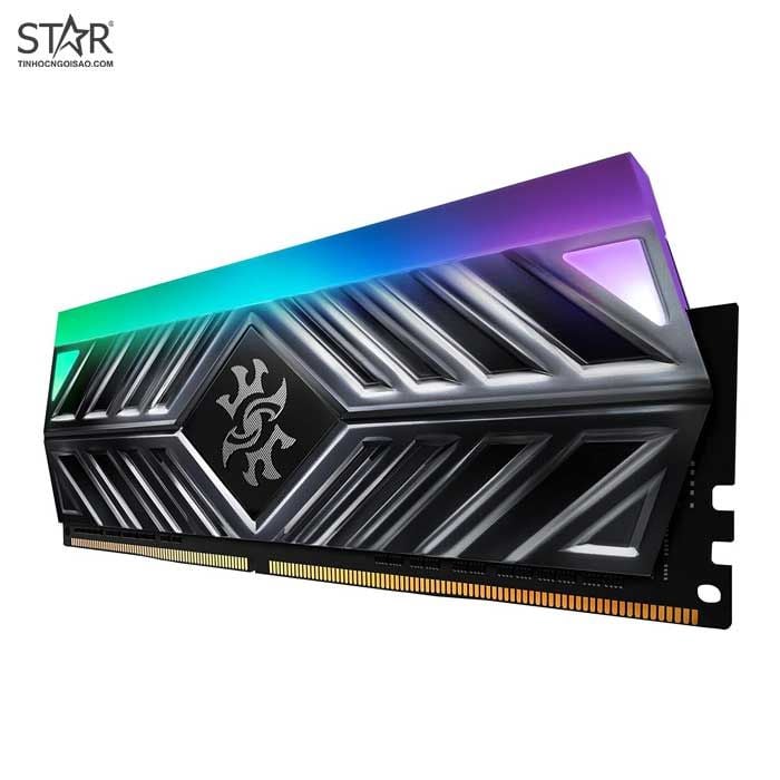 Ram DDR4 Adata 16GB 3200Mhz XPG Spectrix D41 RGB Grey (1x 16GB) (AX4U320016G16A-ST41)