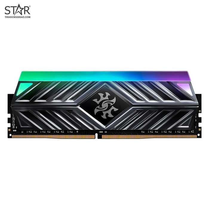 Ram DDR4 Adata 16GB 3200Mhz XPG Spectrix D41 RGB Grey (1x 16GB) (AX4U320016G16A-ST41)