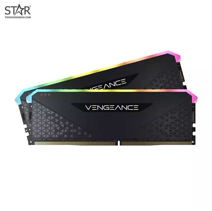 Ram PC Corsair Vengeance RGB RS 32GB DDR4 3200Mhz (CMG32X4M2E3200C16) (2x16GB)