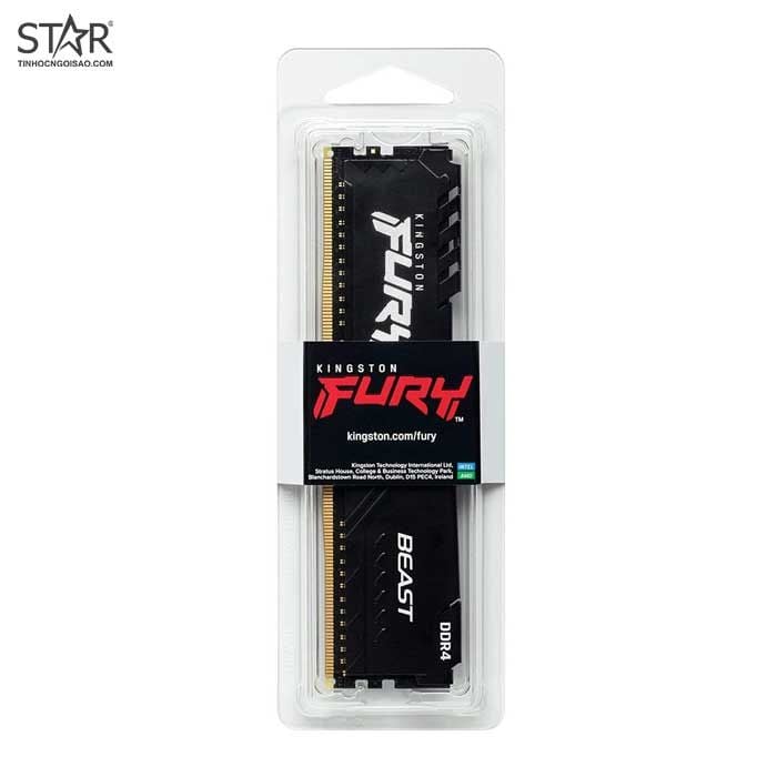 Ram DDR4 Kingston 8G/2666 Fury Beast (1x 8GB) (KF426C16BB/8)