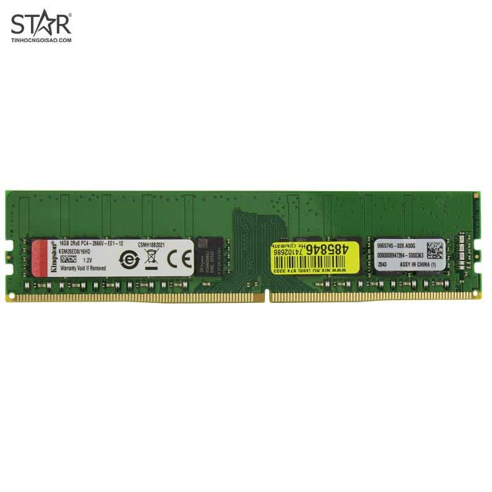 Ram DDR4 Server Kingston 16GB 2666Mhz Chính Hãng (KSM26ED8/16HD)