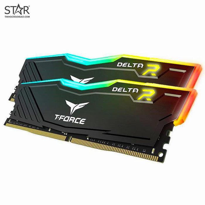 Ram DDR4 Team 16G/3000 T-FORCE Delta RGB (2x 8GB) (Đen)