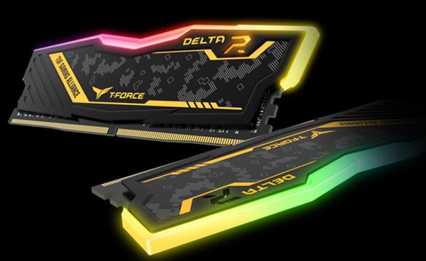 Ram DDR4 Team 16G/3200 T-Force Delta TUF Gaming Alliance (1x 16GB) (TF9D416G3200HC16CBK)