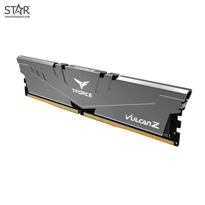 Ram DDR4 TeamGroup 8G/3200 T-Force Vulcan Z Gaming (1x 8GB) (TLZGD48G3200HC16FBK) (Xám)