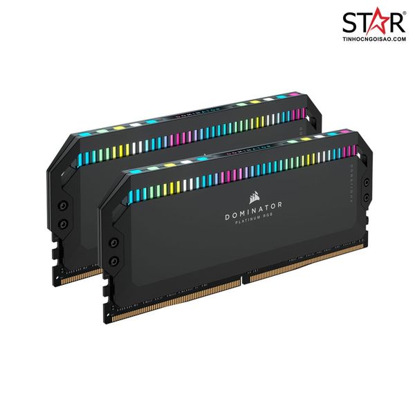  RAM PC Corsair Dominator Platinum 32GB RGB DDR5 | (2x16GB), 5200MHz, Intel/AMD CMT32GX5M2B5200C40 