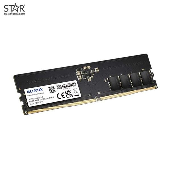  Ram DDR5 Adata 16G/4800 U-DIMM (1x 16GB) (AD5U480016G-S) 