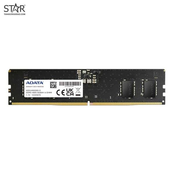  Ram DDR5 Adata 16G/4800 U-DIMM (1x 16GB) (AD5U480016G-S) 