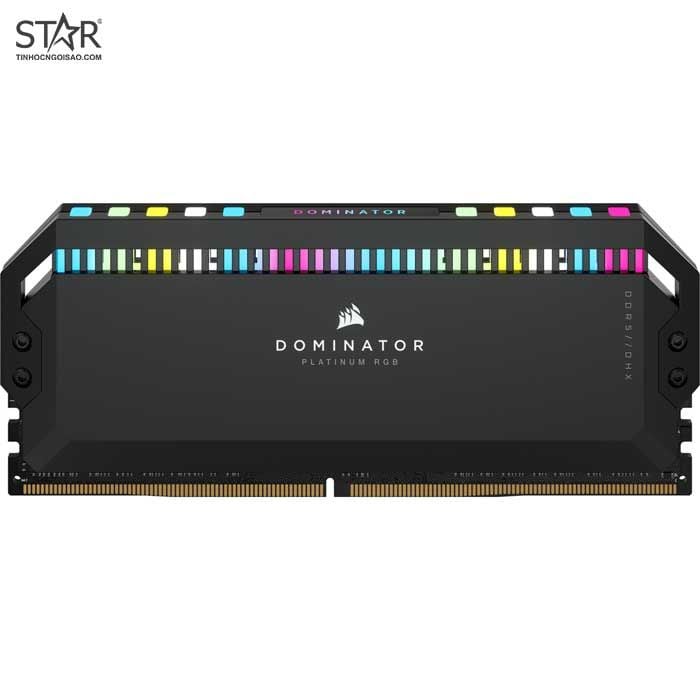 Ram PC Corsair Dominator Platinum RGB 32GB DDR5 5200Mhz (CMT32GX5M2B5200C40) (2x16GB)