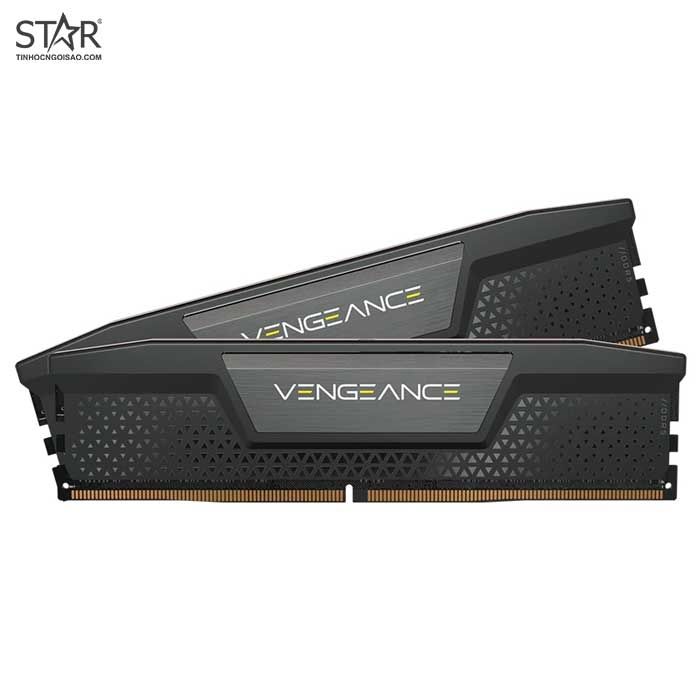 Ram PC Corsair Vengeance LPX Black 32GB DDR5 5200Mhz (CMK32GX5M2B5200C40) (2x16GB)