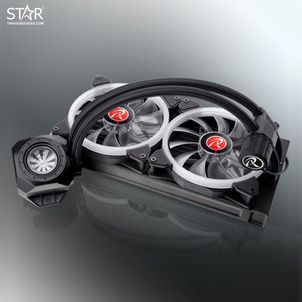  Tản nhiệt nước Raijintek Orcus 280 RBW | RGB, Đen 