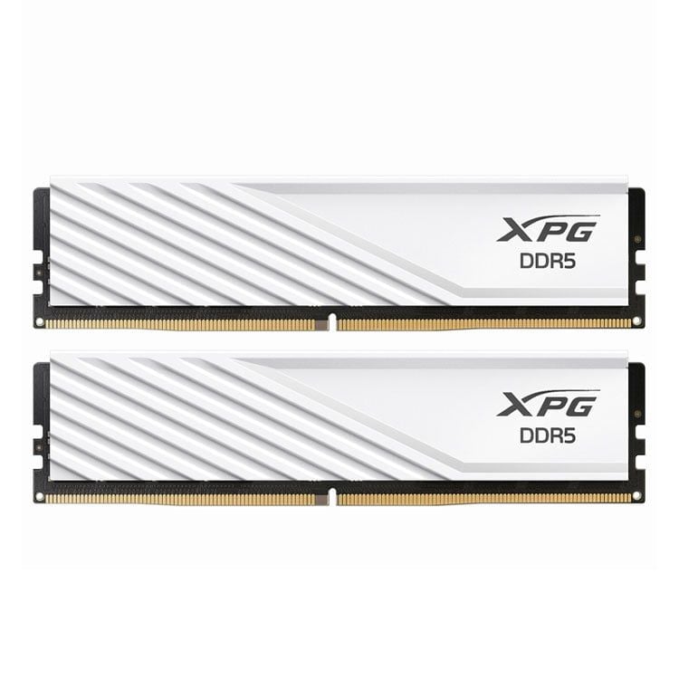 Ram Adata Lancer Blade White 32GB | 2 x 16GB, DDR5, 5600MHz (AX5U5600C4616G-DTLABWH)