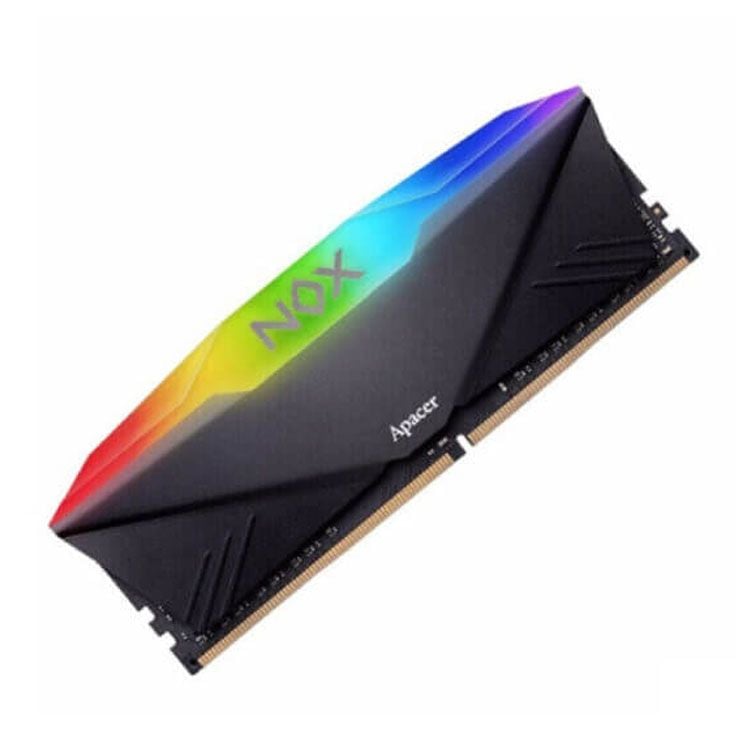 Ram Apacer NOX RGB Black 16GB | 1 x 16GB, DDR4, 3200MHz – AH4U16G32C28YNBAA-1