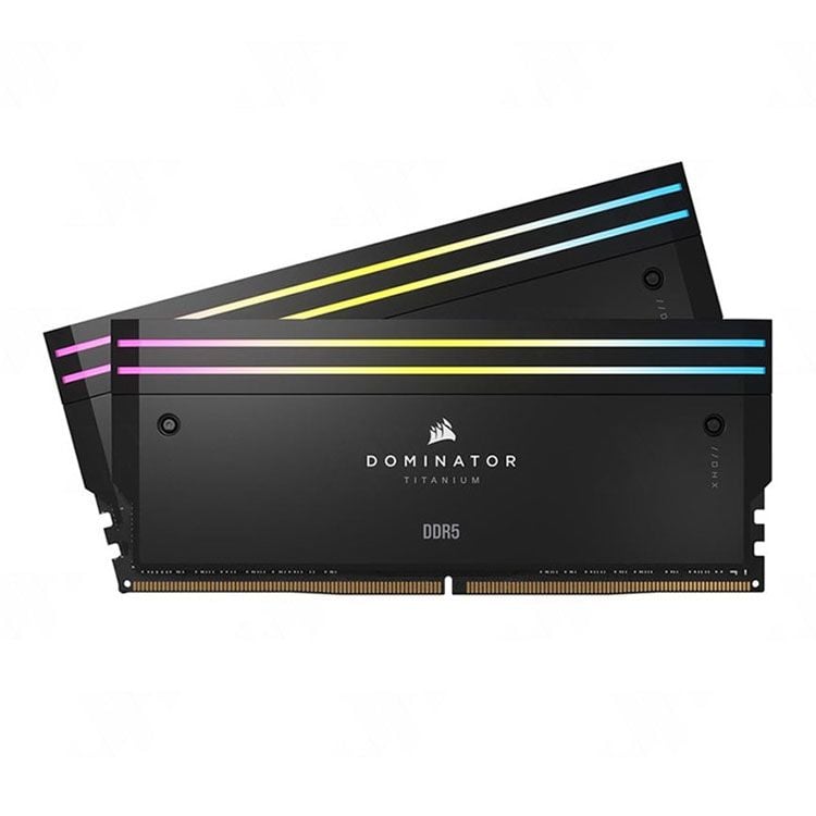 Ram Corsair Dominator Titanium Black 64GB | 2 x 32GB, 6600MHz, DDR5 (CMP64GX5M2X6600C32)