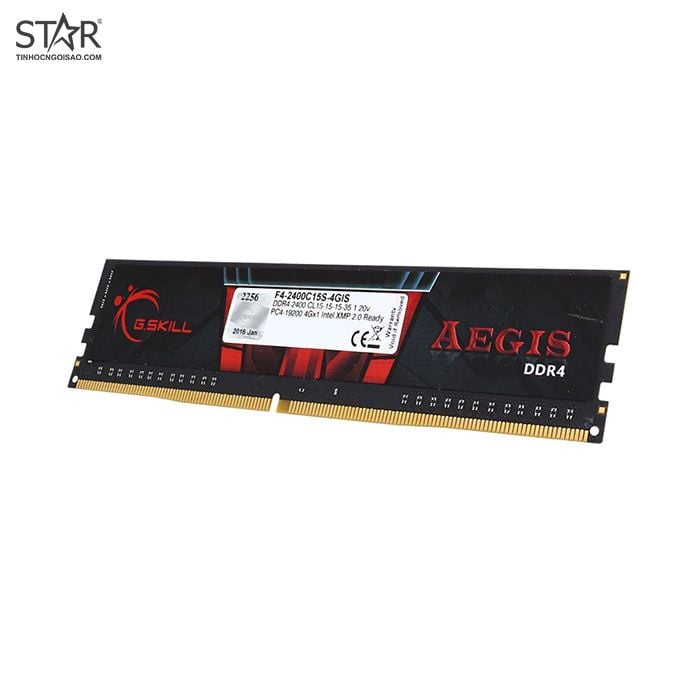 Ram DDR4 Gskill 4GB 2400Mhz Aegis (F4-2400C17S-4GIS)