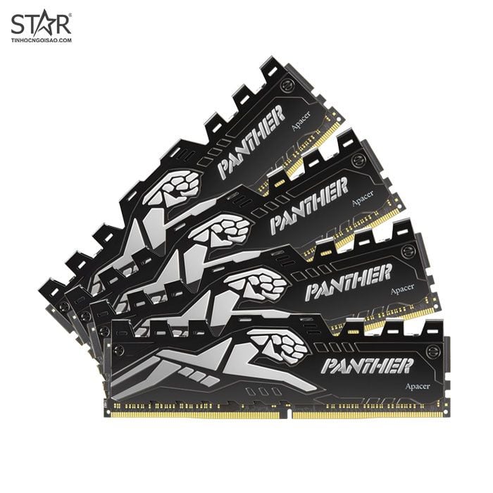 Ram DDR4 Apacer 16GB 3200Mhz OC Panther-Golden w/HS RP Tản Nhiệt