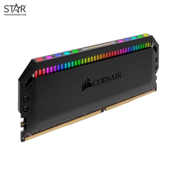Ram PC Corsair Dominator Platinum RGB Ver 4.32 16GB DDR4 3200MHz (CMT16GX4M2C3200C16) (2x8GB)