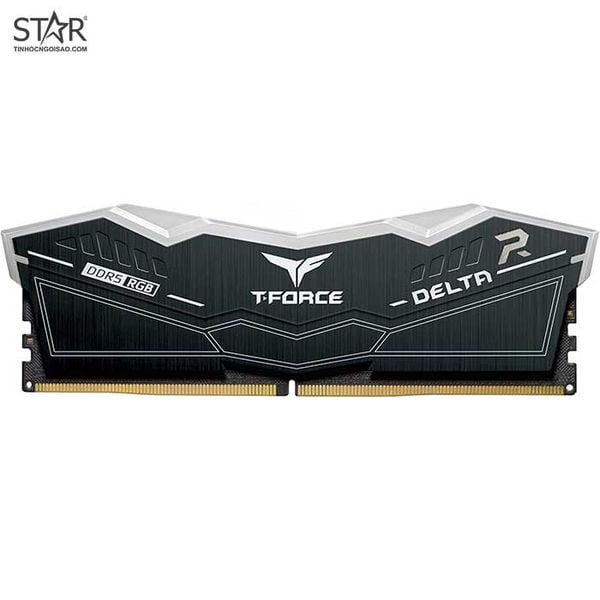  Ram DDR5 TEAMGROUP 32G/6000 T-Force Delta Black RGB (2x16GB) Tản Nhiệt (FF3D532G6000HC38ADC01) 