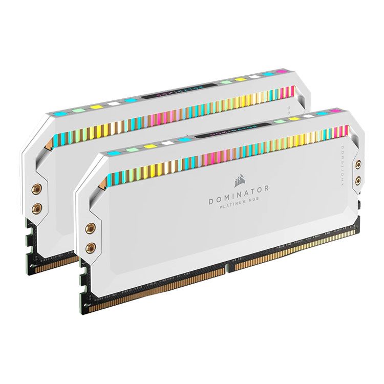 Ram Corsair Dominator Platinum RGB 64GB | DDR5, 5200MHz, 2x32GB, White (CMT64GX5M2B5200C40W)