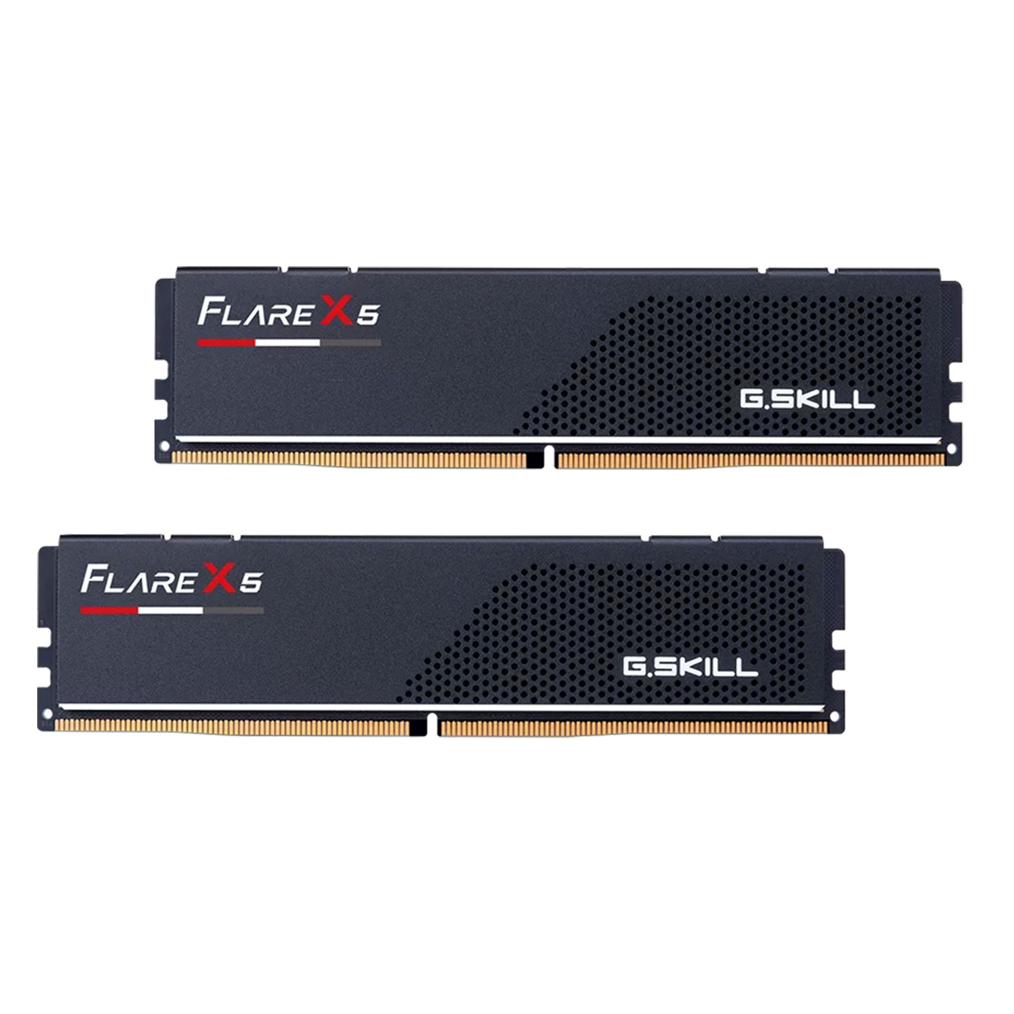 Ram GSkill Flare X5 32GB | 16GB x 2, DDR5, 5200MHz (F5-5200J3636C16GX2-FX5)
