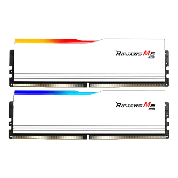  RAM PC G.SKILL Ripjaws M5 Special Edition 32GB RGB DDR5 White | (2x16GB), 6000MHz, Intel/AMD 