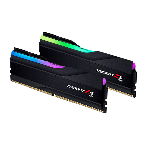  Ram GSkill Trident Z5 RGB Black 32GB | 2 x 16GB, DDR5, 6000MHz (F5-6000J3238F16GX2-TZ5RK) 