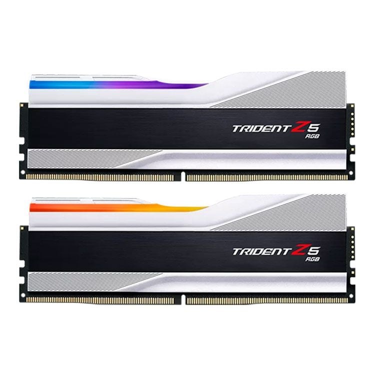 Ram GSkill Trident Z5 RGB Silver 32GB | DDR5, 7200MHz, 2 x16GB (F5-7200J3445G16GX2-TZ5RS)