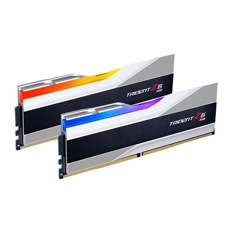 Ram GSkill Trident Z5 RGB Silver 32GB | DDR5, 7200MHz, 2 x16GB (F5-7200J3445G16GX2-TZ5RS)