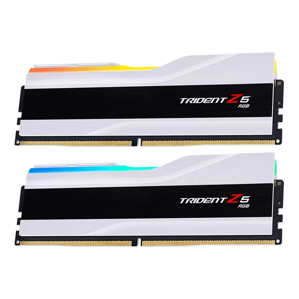  RAM PC G.SKILL Trident Z5 32GB RGB DDR5 White | (2x16GB), 6000MHz, Intel/AMD 