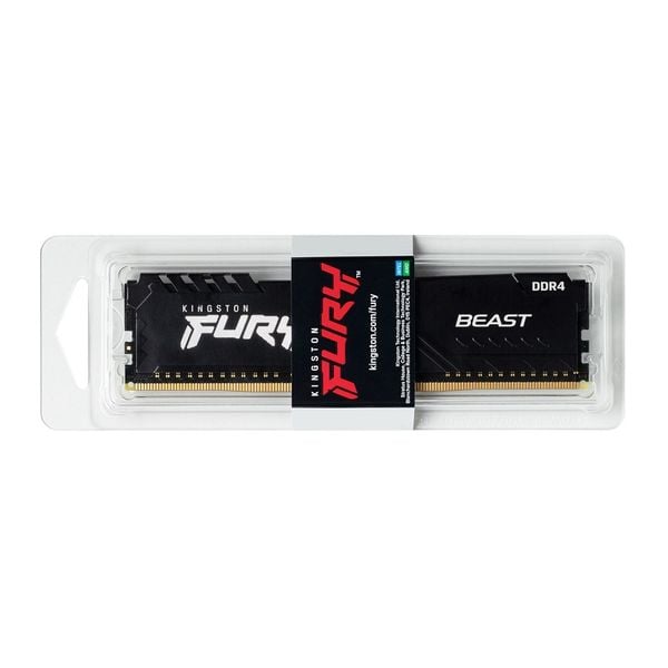  RAM PC Kingston Fury Beast 32GB DDR4 | (1x32GB), 3600MHz, Intel/AMD 
