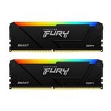  Ram Kingston Fury Beast RGB 16GB | 2x8GB, DDR4, 3200MHz (KF432C16BB2AK2/16) 