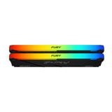  Ram Kingston Fury Beast RGB 16GB | 2x8GB, DDR4, 3200MHz (KF432C16BB2AK2/16) 