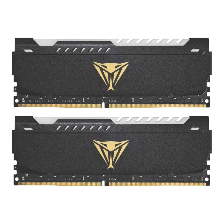 Ram Patriot Viper Steel RGB DDR4 RAM 32GB | 3200MHz, CL18, 2x16GB (PVSR432G320C8K)