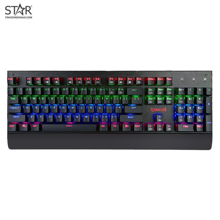 Bàn Phím Cơ Redragon K557 Kala RGB Gaming (Đen)