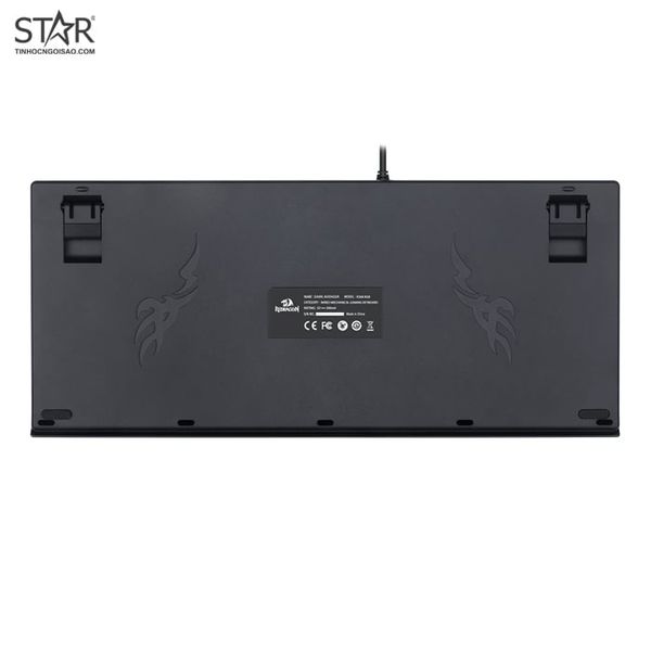 K568 Bàn Phím Cơ Redragon K568 Dark Avenger RGB Gaming TKL (Đen ...