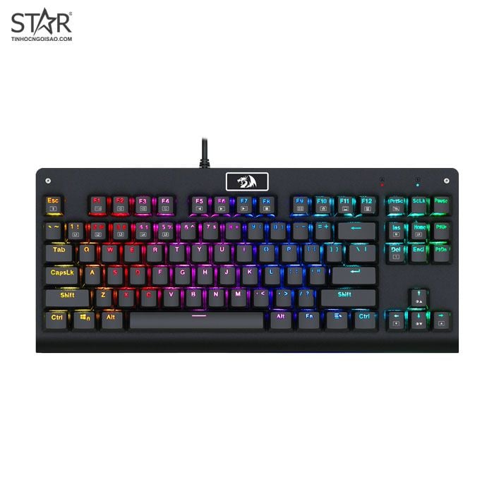 Bàn Phím Cơ Redragon K568 Dark Avenger RGB Gaming TKL (Đen)