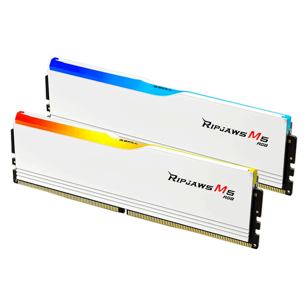  Ram GSkill Ripjaws M5 RGB White 32GB | 32GB x 1, DDR5, 5200MHz 