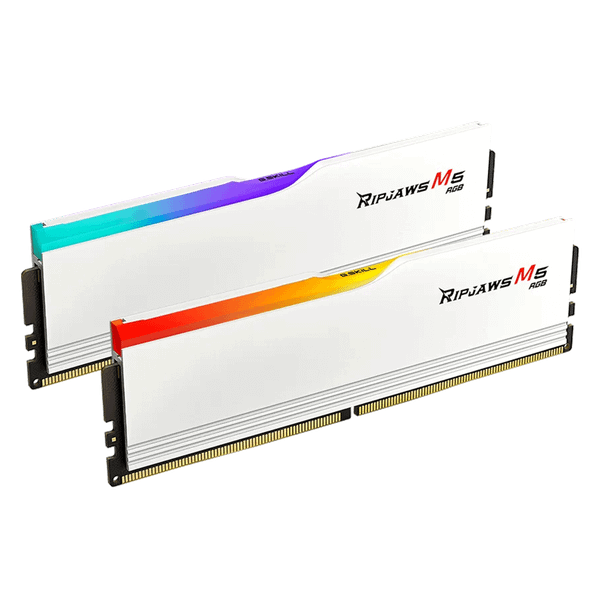  Ram GSkill Ripjaws M5 RGB White 32GB | 32GB x 1, DDR5, 5200MHz 
