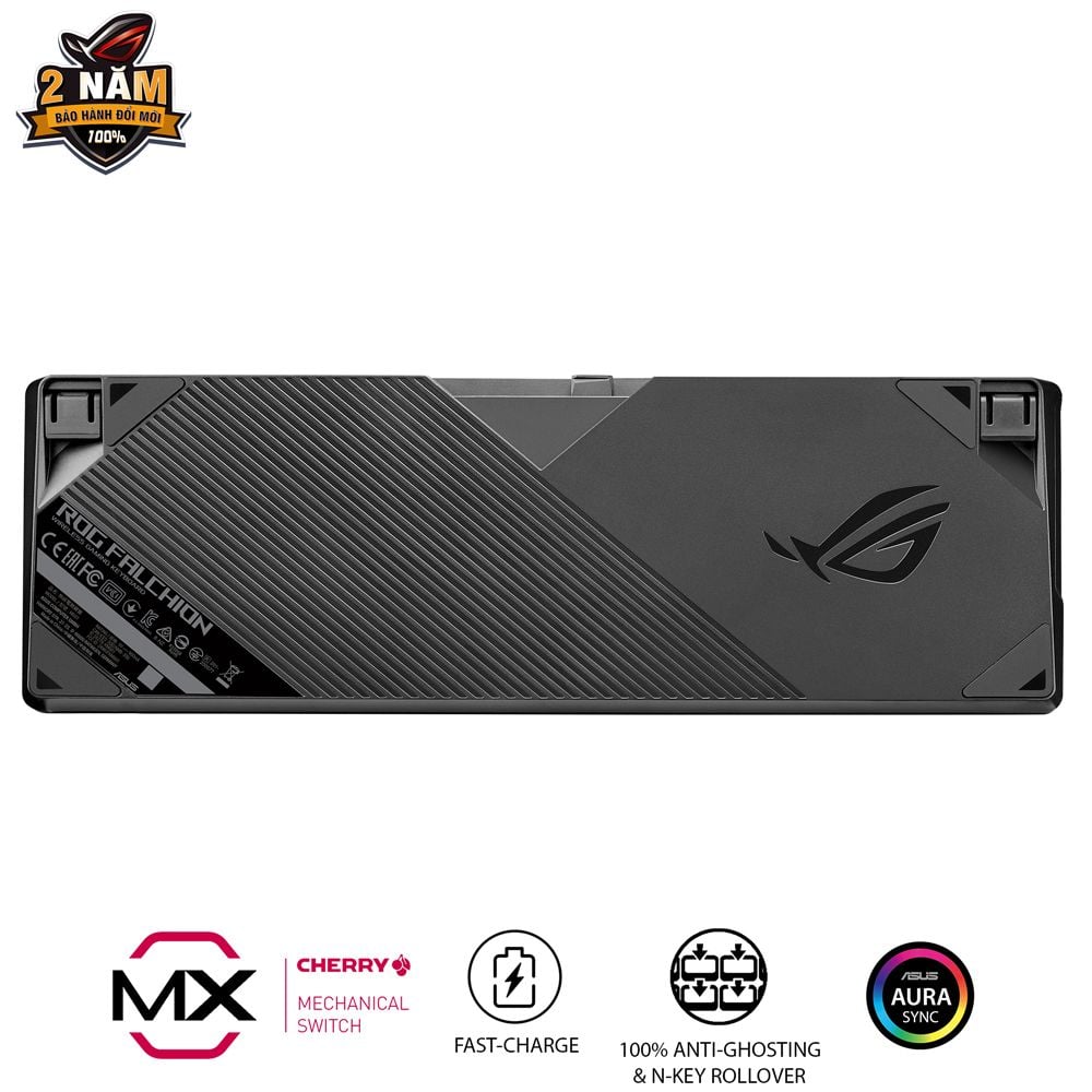 Bàn phím cơ không dây Asus ROG Falchion - Switch Cherry Blue (Đen)