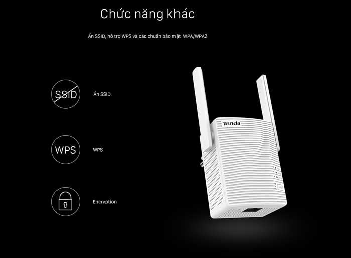 Bộ kích sóng wifi Repeater wifi Tenda A301