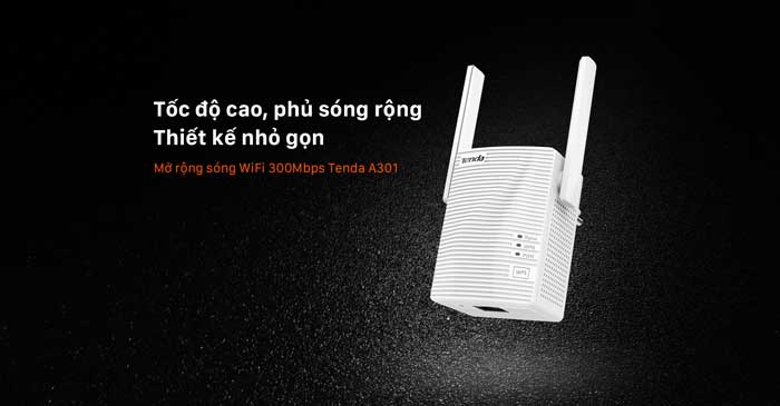 Bộ kích sóng wifi Repeater wifi Tenda A301