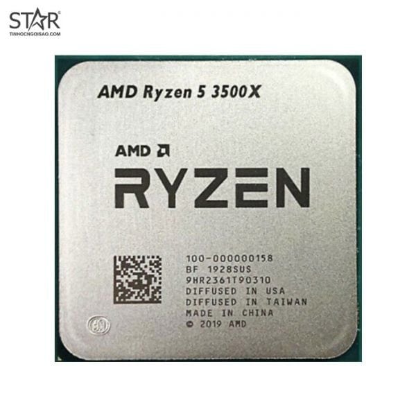 CPU AMD RYZEN 5 3500X (3.6GHz Up to 4.1GHz, AM4, 6 Cores 6 Threads) Tray