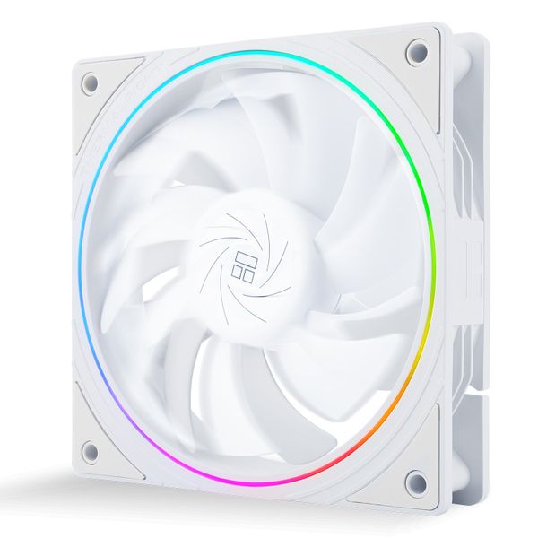  Quạt tản nhiệt PC Thermalright TL‑S12W | Fan lẻ 120mm, ARGB, Trắng 